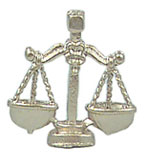 Dollhouse Miniature Scale Of Justice